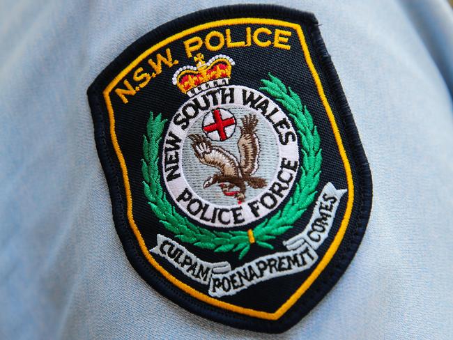 SYDNEY, AUSTRALIA : NewsWire Photos - JANUARY 22 2025; A generic photo of the NSW Police logo on an Officers uniform at the Surry Hills Police Station in Sydney. Picture: NewsWire/ Gaye Gerard