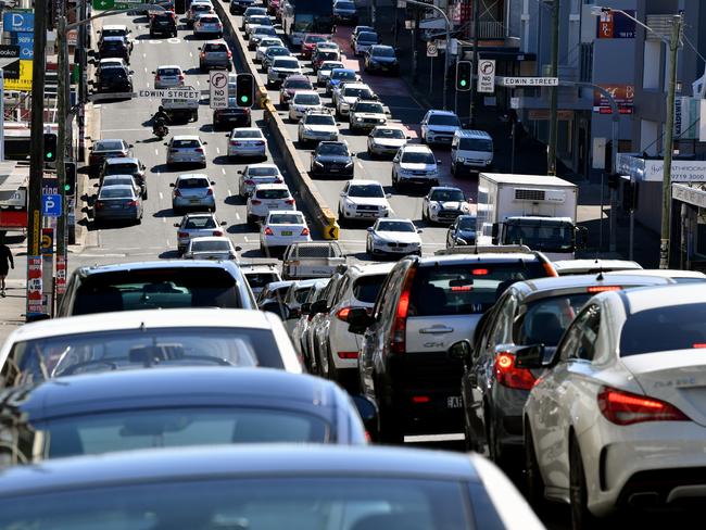 Congestion on Sydney’s roads is only getting worse, Mr Alexander says.