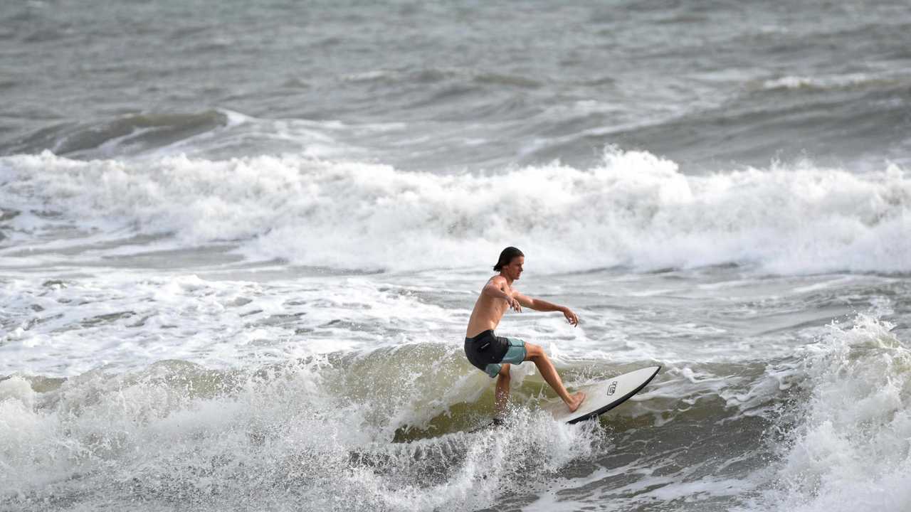 GALLERY: Cyclone Debbie brings surf to Bundy region