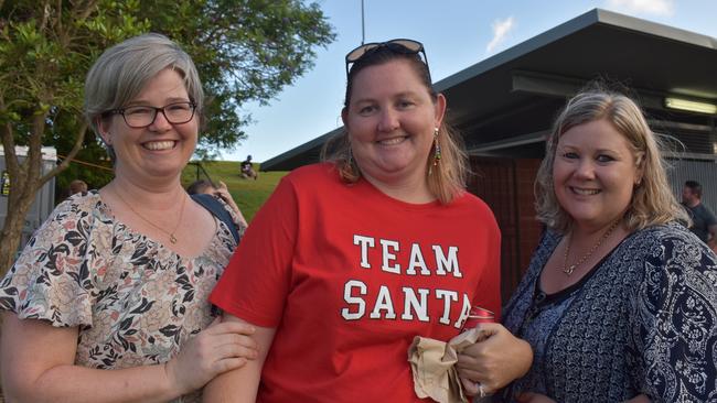 Rachel Coull, Kate Catlin and Heidi Turley at Christmas in the Park 2022.