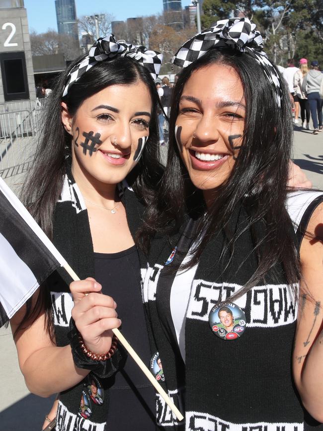 Pies fans were in good spirits. NCA NewsWire / David Crosling