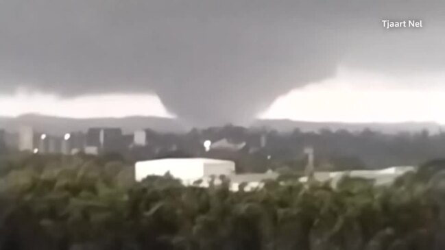 Drivers film swirling 'tornado-like' clouds in S.Africa