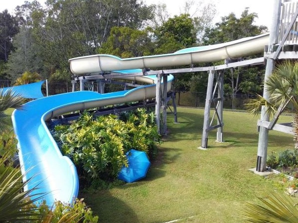 The old Grafton water slide was put up for sale by the council.