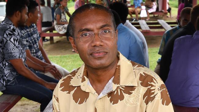 Solomon Island's United Party leader Peter Kenilorea Junior (AAP Image/Darren England)