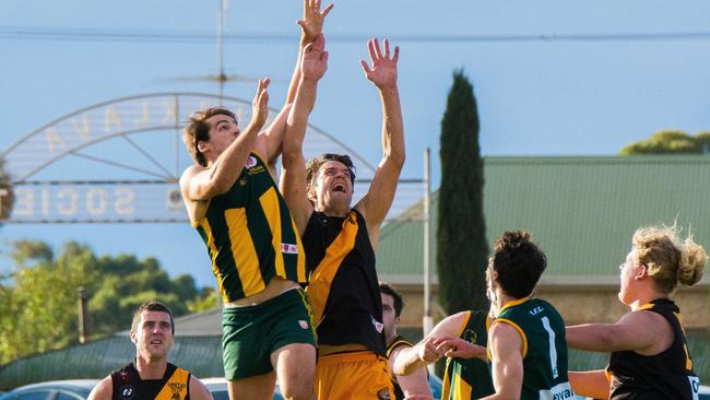 United Football Club in action against Balaklava Football Club in 2019. Picture: Supplied, Balaklava Football Club