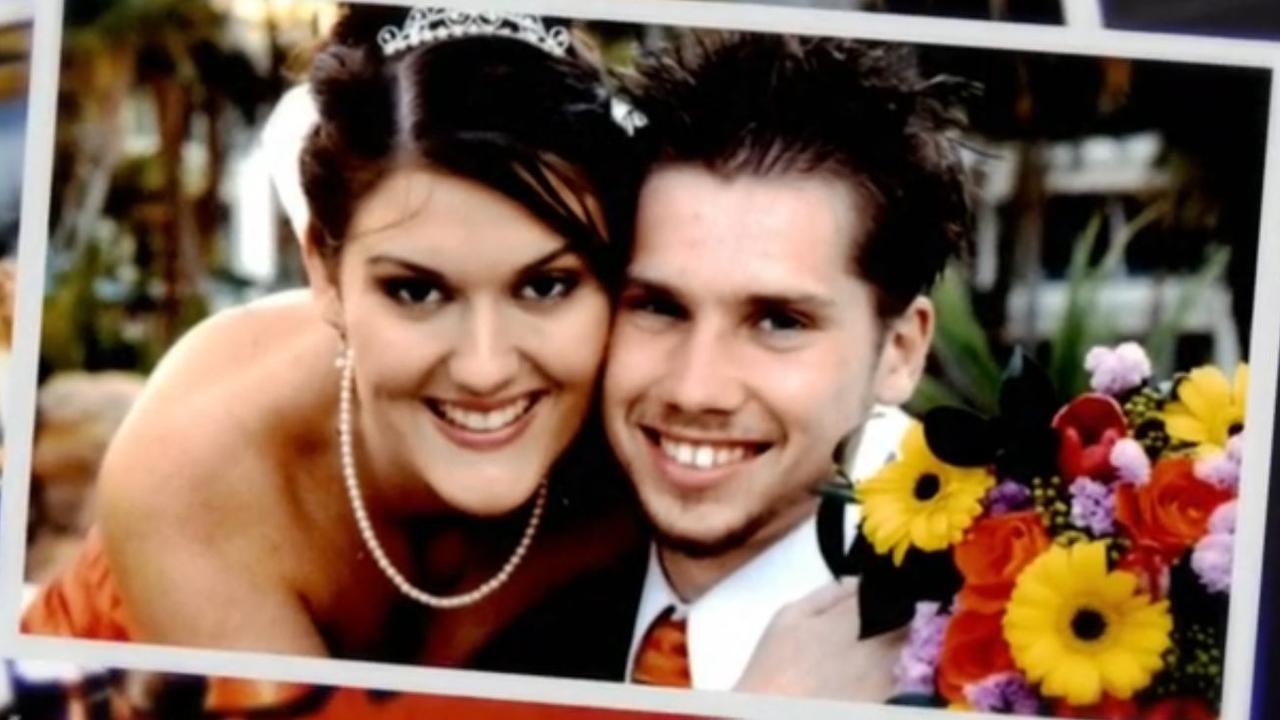 Melissa and Beau on their wedding day. Picture: Sunday Night