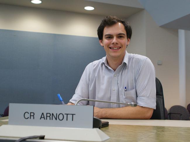 Giacomo Arnott has been a West Ward councillor since 2017.