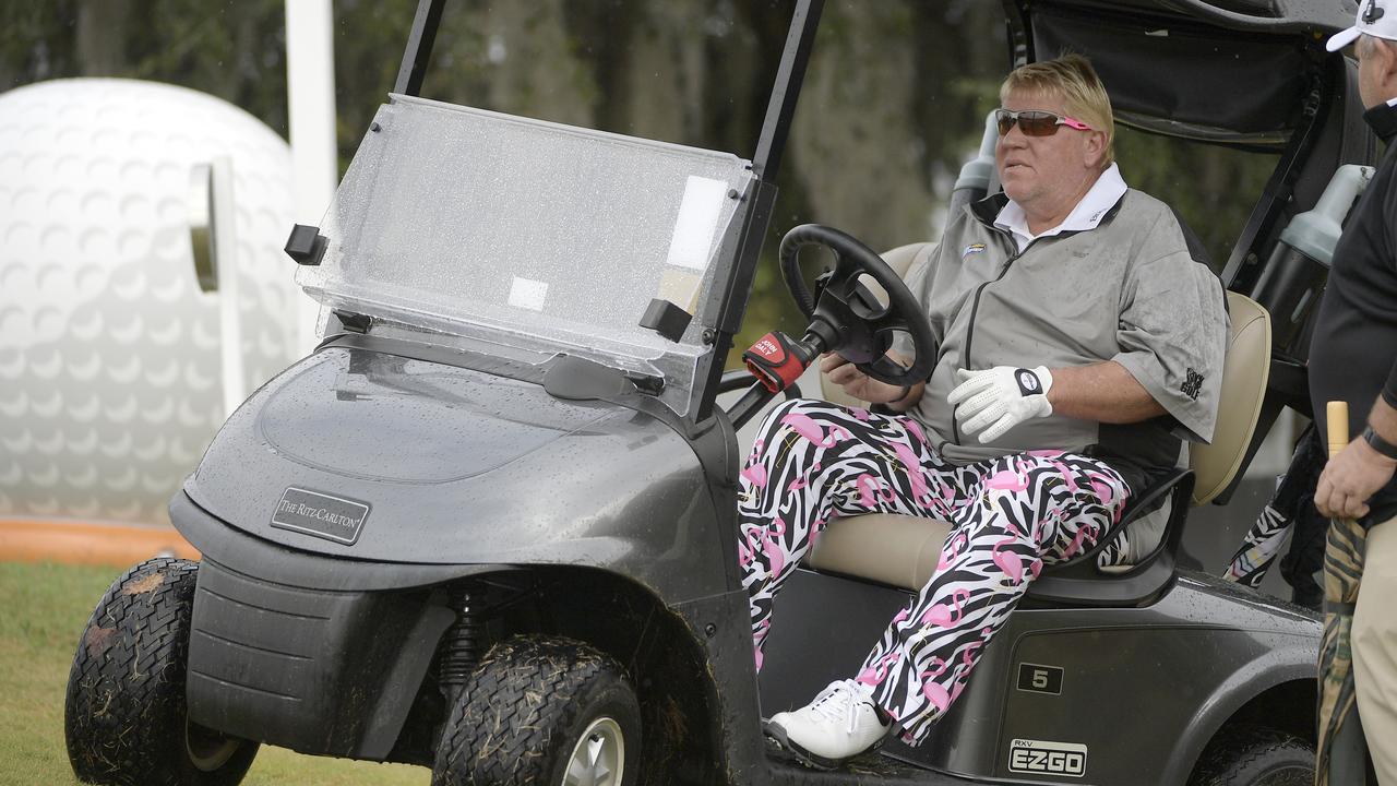 John Daly will use a golf cart during the PGA Championship.