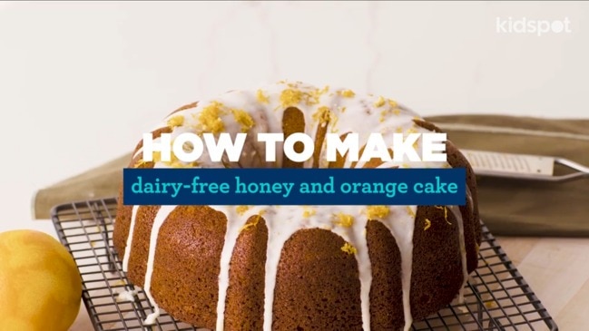 How to make dairy-free honey and orange cake