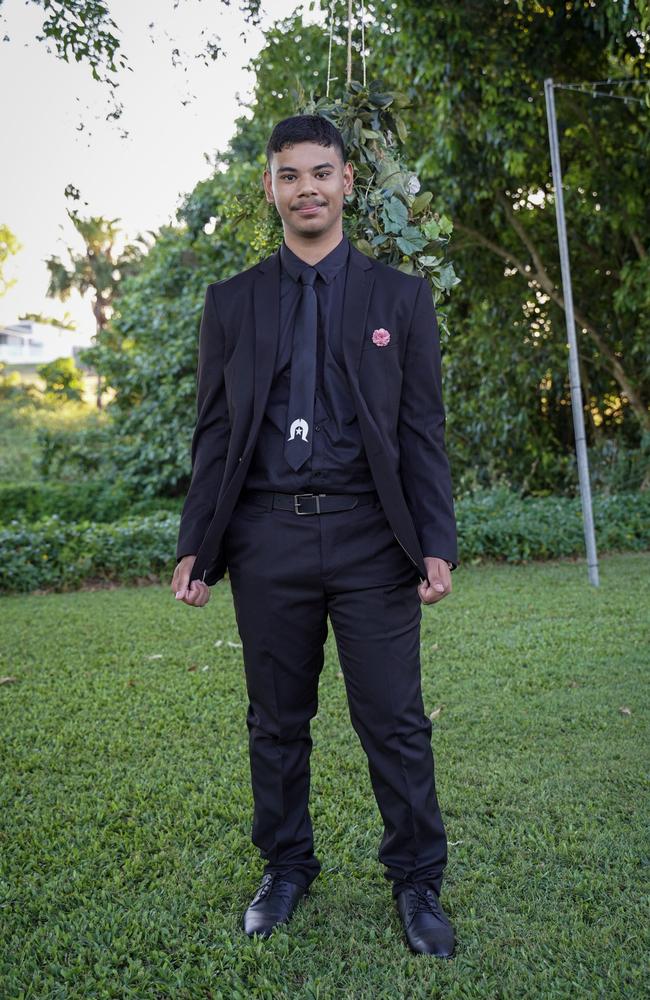 Caleb Peters at the Mackay North State High School formal at Windmill Function Centre, November 19, 2021. Picture: Heidi Petith