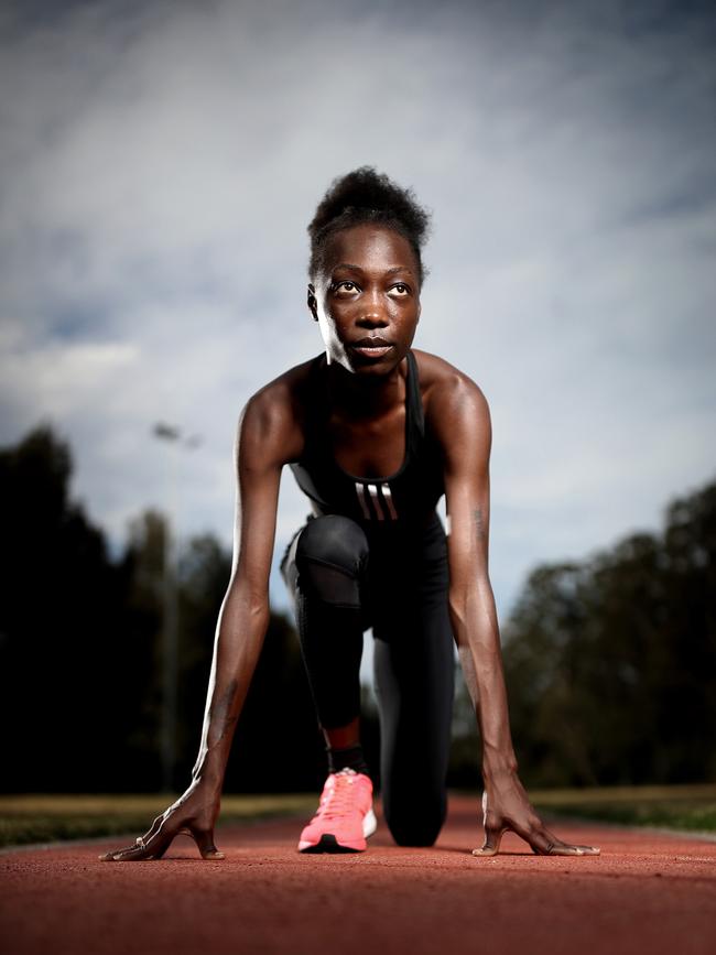 Australian 400m runner Bendere Oboya. Picture: Phil Hillyard