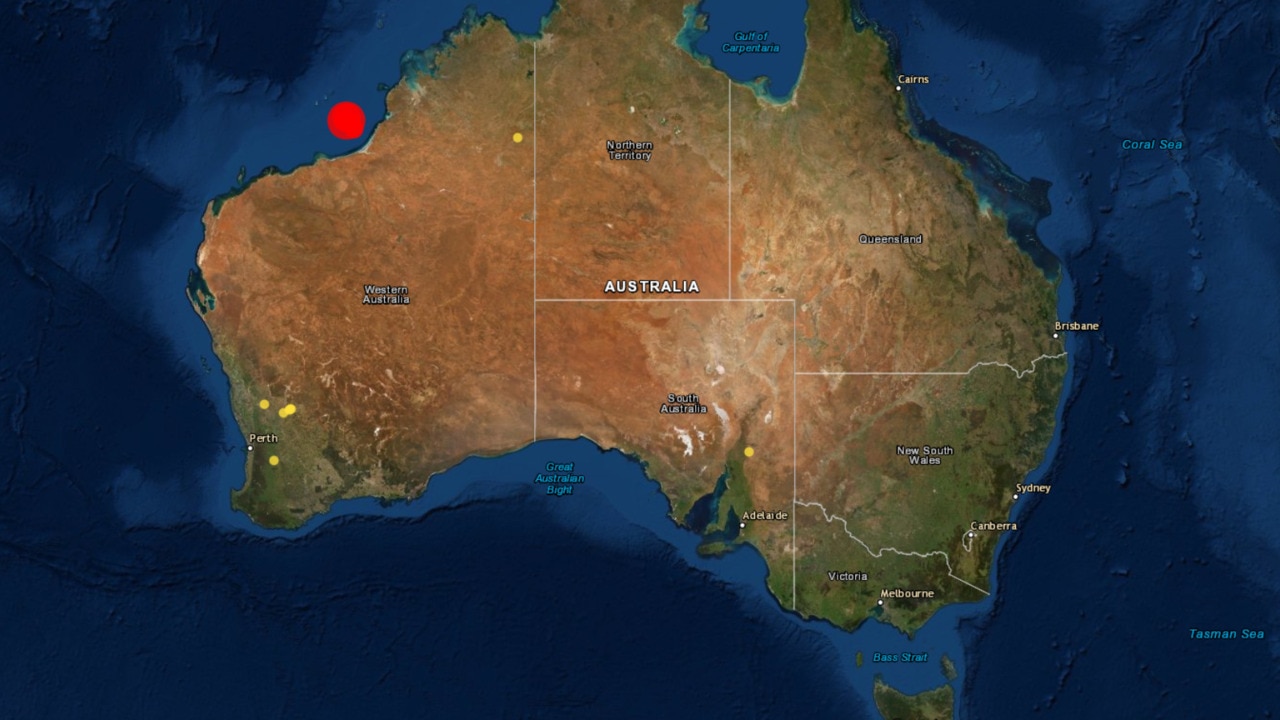 Strong earthquake hits off the coast of WA | Daily Telegraph
