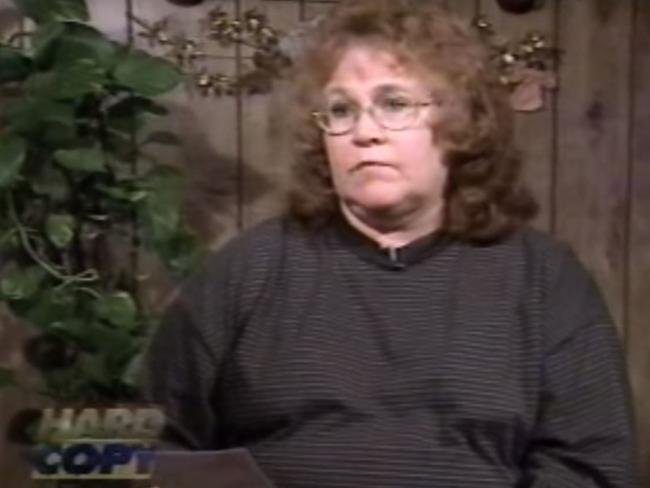 Housekeeper Linda Hoffman Pugh pointed the finger at Patsy Ramsey, who she had asked for $US2000 days before Christmas. Picture: Hard Copy