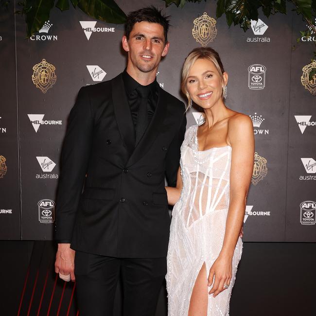 Collingwood skipper Scott Pendlebury and nutritionist, model and influencer wife Alex Pendlebury scored a $6.5m sale for their Elwood pad. Picture: Mark Stewart