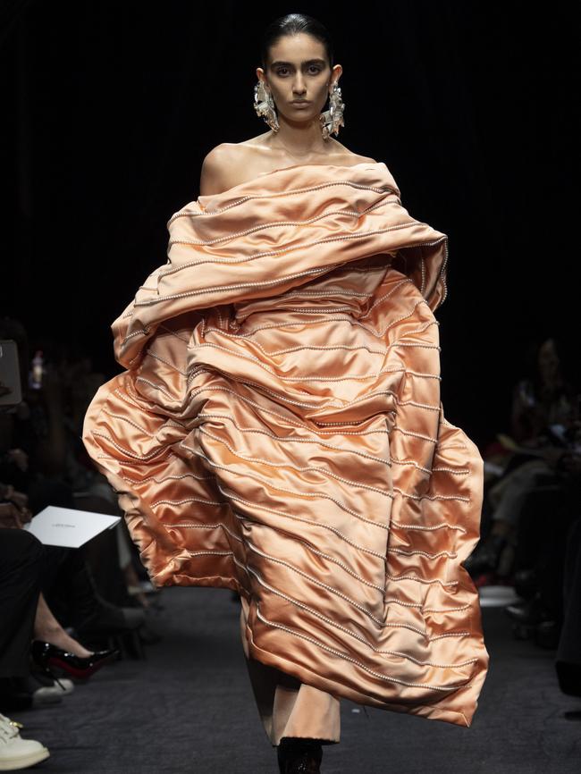 Undulations at Jean Paul Gaultier by Glenn Martens. Picture: Getty Images