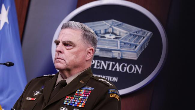 Chairman of the Joint Chiefs of Staff General Mark Milley. Picture: AFP