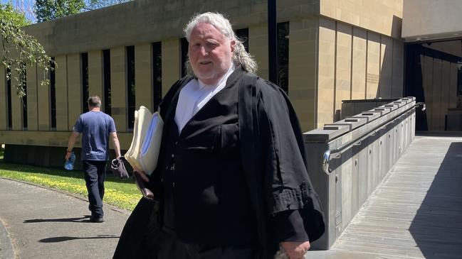 Harper’s lawyer, defence barrister Greg Richardson. Picture: Amber Wilson