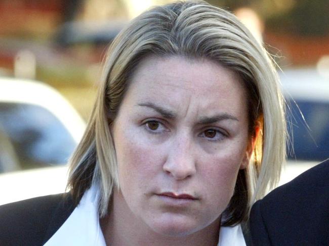 NEWS Keli Lane, whose baby Tegan went missing in 1996 when she was two days old, leaves Westmead Coroner's Court in Sydney.