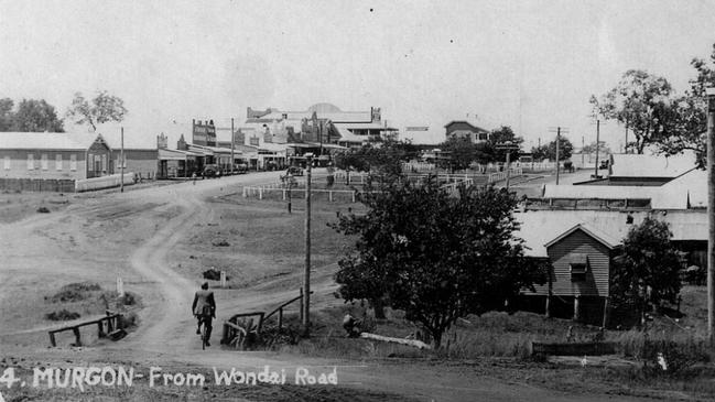 Shops in Lamb Street, Murgon, ca. 1921. A snapshot of the town’s main street during the early 20th century. Source: QldPics