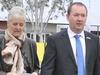 Corrective services Minister Joe Francis announces the near completion of security improvements to Banksia Hill Detention Centre in Canning Vale. Picture:KERRIS BERRINGTON