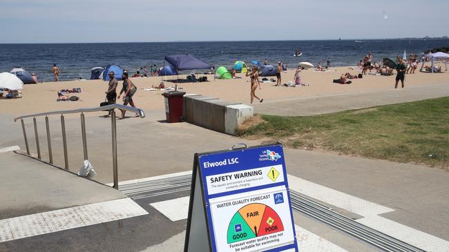 The woman was alleged assaulted at Elwood Beach. Picture: NewsWire / David Crosling