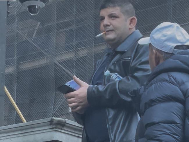 Elkerdi outside Sydney District Court after sentencing submissions.