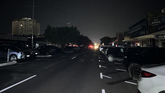 Cairns City went dark for two hours on Saturday, January 18 as underground cable on the Esplanade caused a power outage to more than 4700 customers. Sheridan St, looking north.