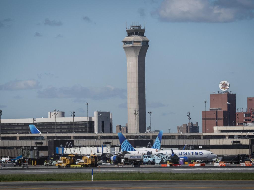 The air control tower at Newark airport. Picture: Kena Betancur/AFP