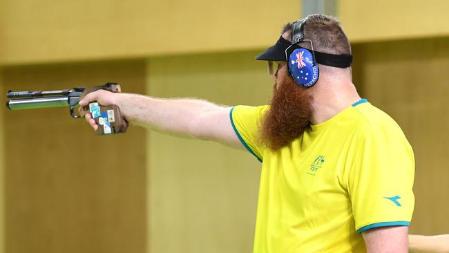 Daniel Repacholi of Australia in action at the Commonwealth Games. Photo: AAP