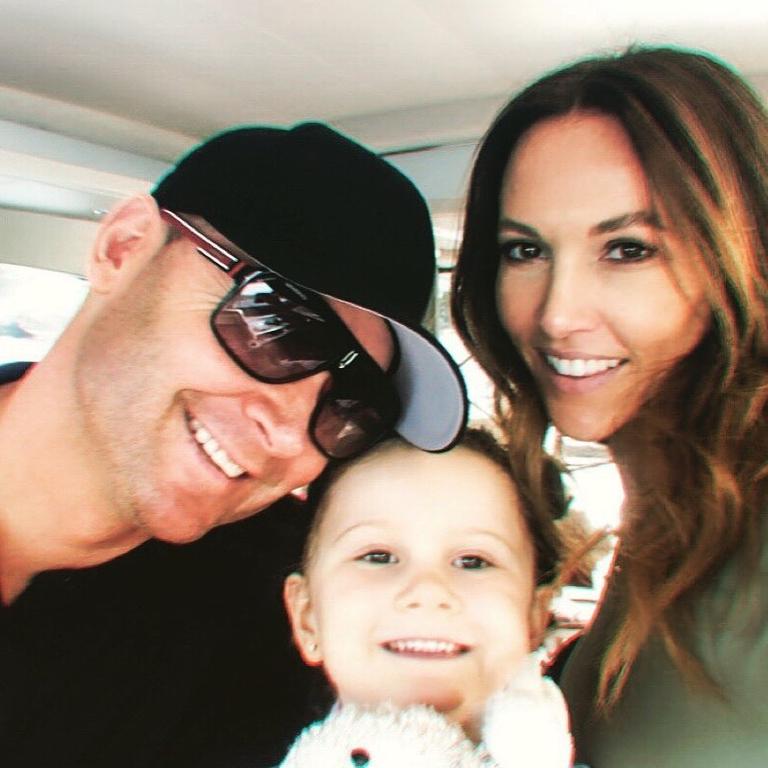 The couple have one child, daughter Kelsey Lee. Picture: kylyclarke/Instagram