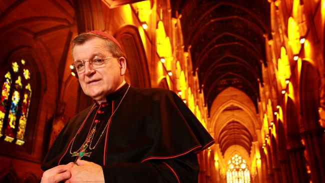 US Cardinal Raymond Burke — sacked by Francis as Vatican senior legal officer — has launched his own website. Picture: News Corp