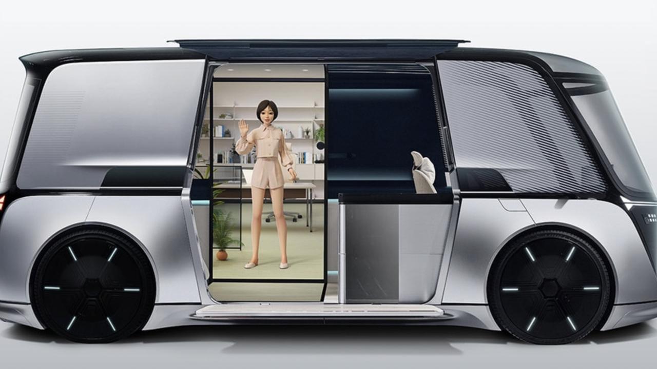 The LG Vision Omnipod is a "mobile concept" for autonomous vehicles shown off at the Consumer Electronics Show in 2022.