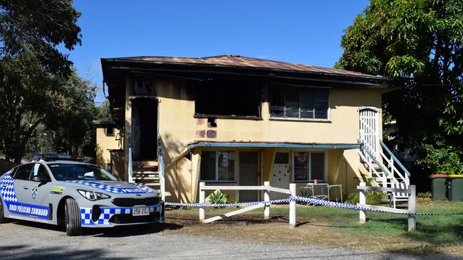 A man charged with arson following a fire at an Elphinstone Street unit complex in Rockhampton. Picture: Aden Stokes