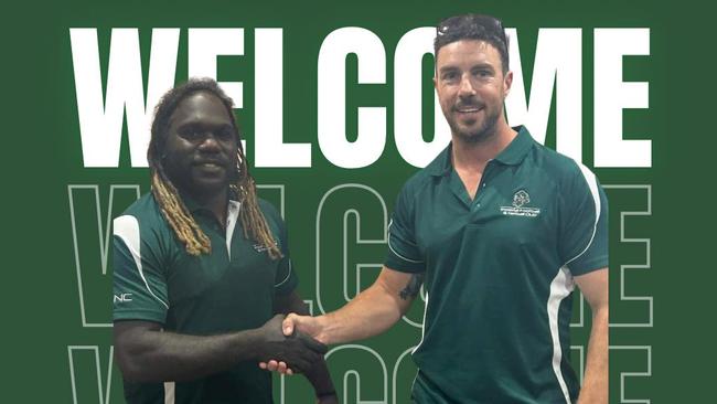 Anthony McDonald-Tipungwuti will be playing in the Sunraysia league next year. Picture: Imperial Football Netball Club.