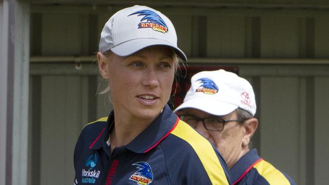 Erin Phillips is set to return from a second knee reconstruction this weekend. Picture: Emma Brasier (AAP).