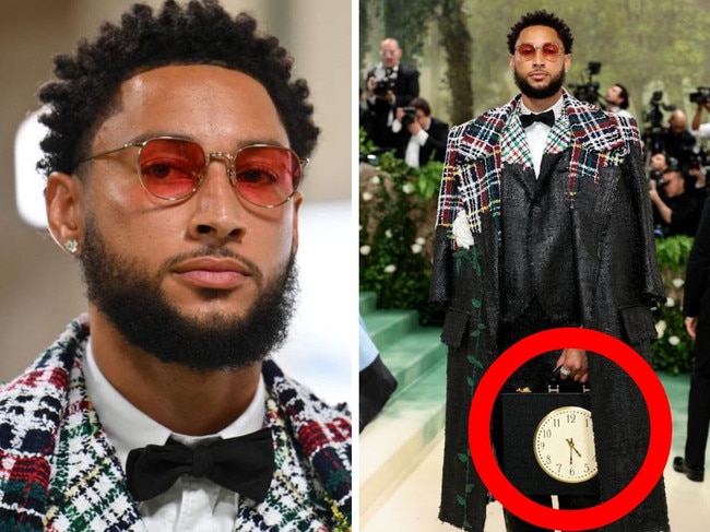 Ben Simmons at the Met Gala.