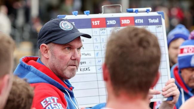 North Heidelberg coach Jason Heatley. Picture : George Salpigtidis