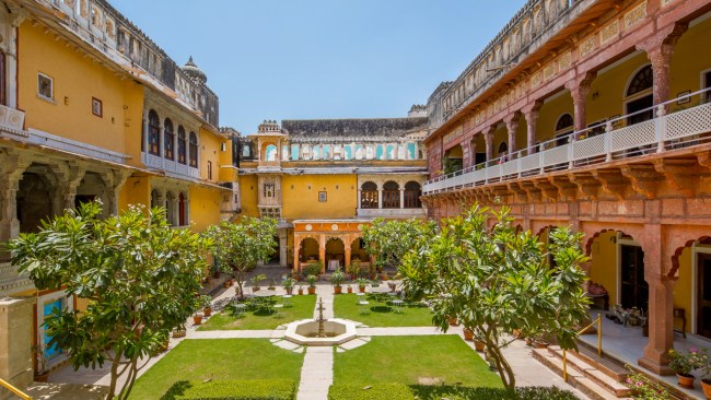 I stayed in a 335-year-old fort-palace in India