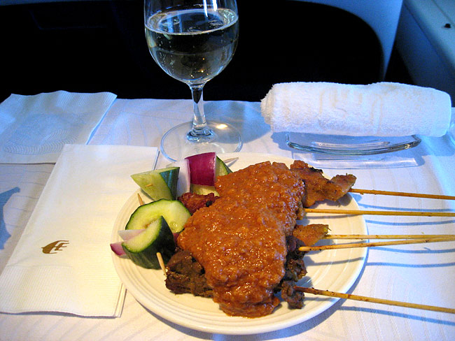 <p>Malaysia Airlines meal / Flickr user Allerina & Glen MacLarty</p>