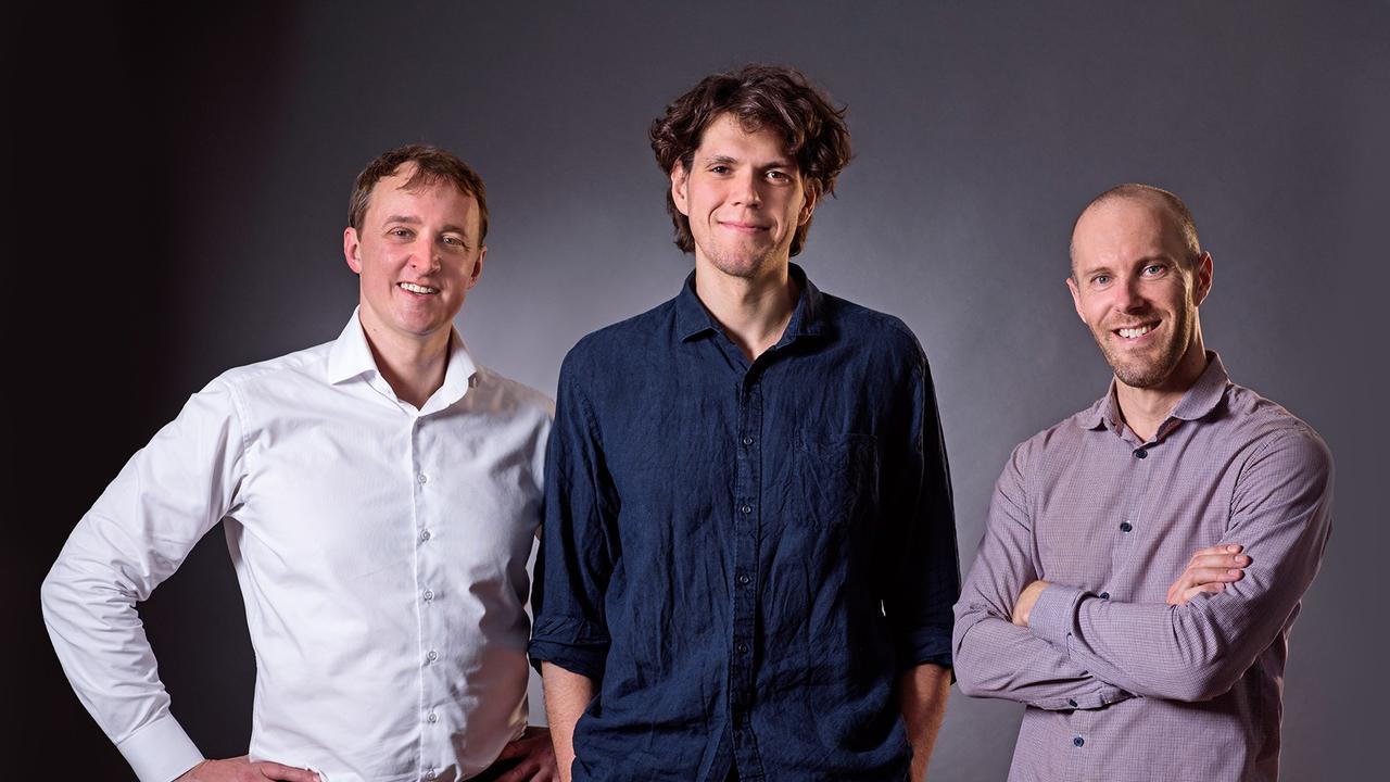 6clicks founders Anthony Stevens, Louis Strauss and Andrew Robinson.