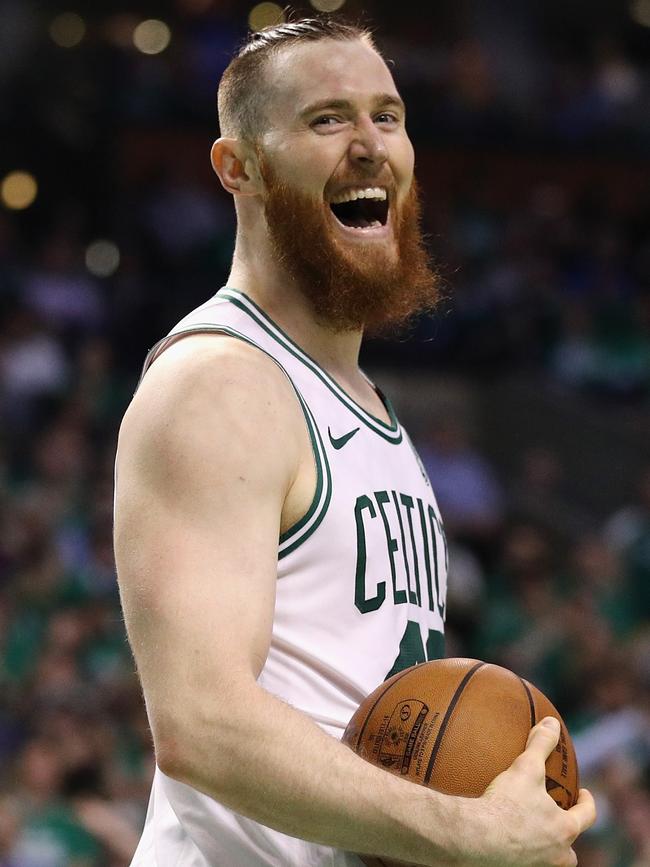 Aron Baynes of the Boston Celtics