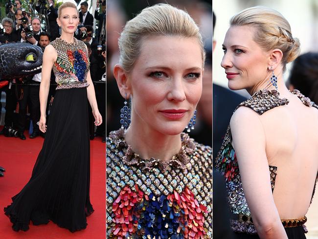 Cate Blanchett walks the red carpet at the Cannes International Film Festival 2014. Pictures: Getty