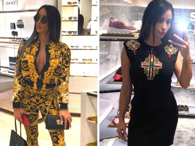 Mercedes Mum Margarita Tomovska is selling her designer clothes on Instagram. Thumbnail image.