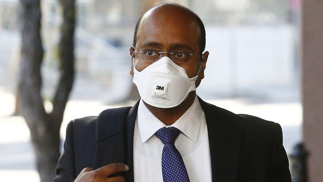 Vijay Kumar outside Parramatta Local Court here he was sentenced for the death of Merryn Bertus. Picture: John Appleyard