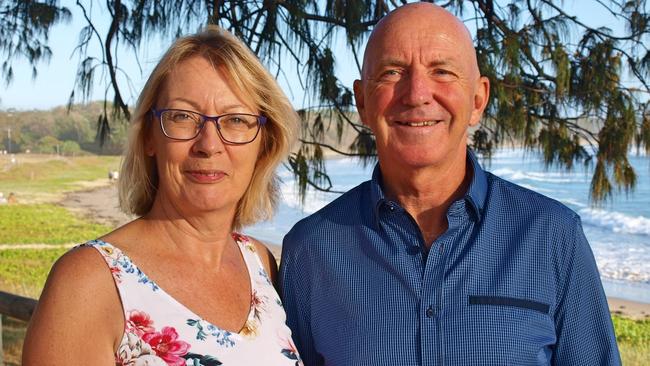 Labor candidate Tony Judge and his wife Diane.