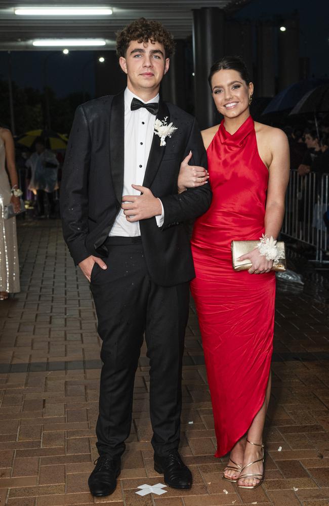 James Elms and partner Matilda Burton at Toowoomba Grammar School formal at Rumours International, Wednesday, November 13, 2024. Picture: Kevin Farmer