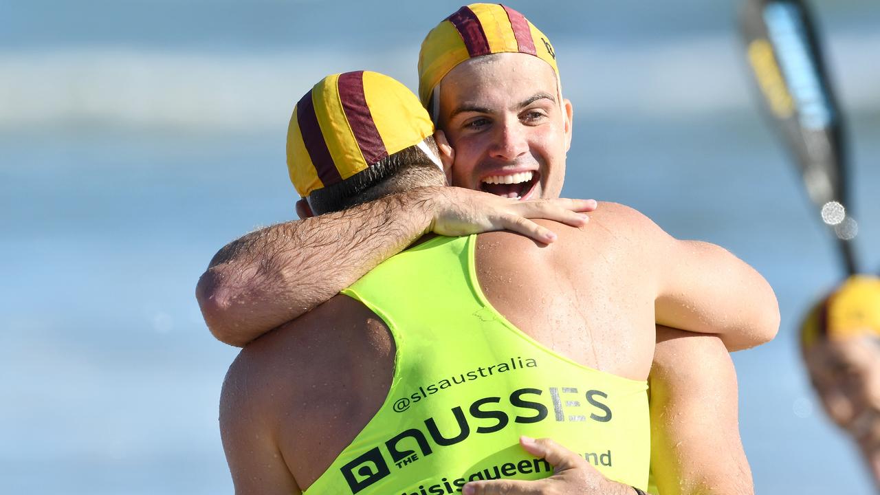 Open men's double ski winners from the Aussies. Pic: HarvPix