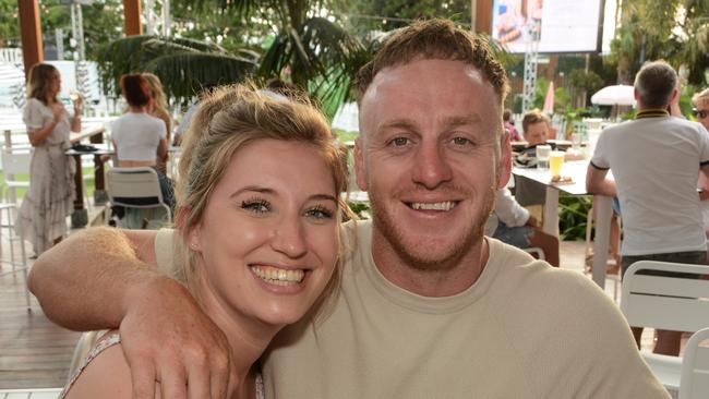 Jenny Wakelam and Daniel Lamb enjoy Boxing Day on The Lawn, The Star Gold Coast.(c) Regina King