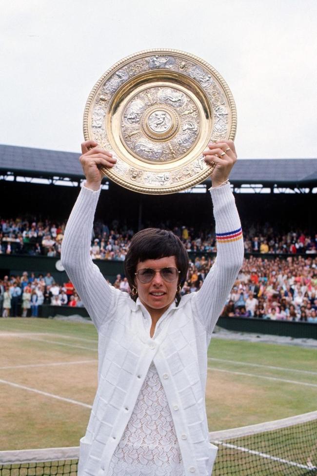 12. Billie Jean King (USA) — 12 major titlesKing made history in 1971 as the first female athlete to top $100,000 in prize money in a single year. A champion of the game, she convinced her colleagues to form a players' union, becoming the first president of the Women's Tennis Association, officialising the women's league.