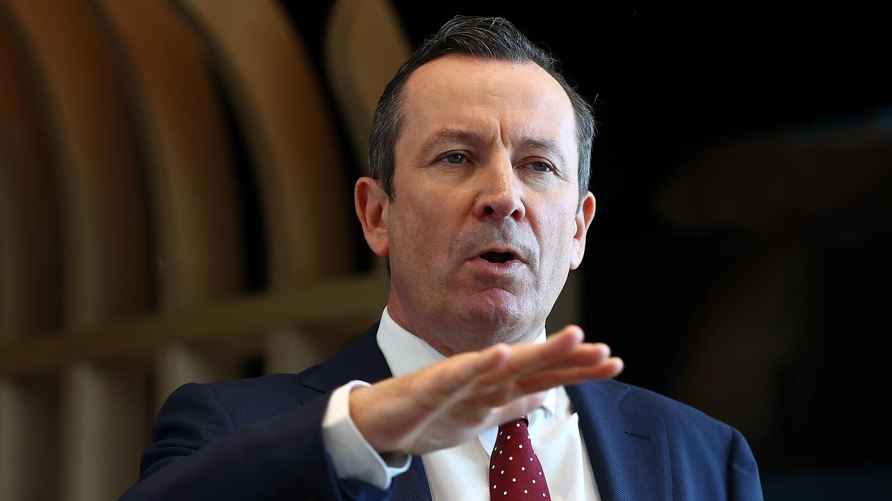 WA Premier Mark McGowan said three people had been infected with the UK strain. Picture: Paul Kane/Getty Images